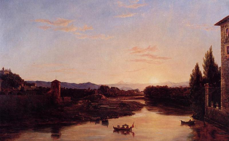 Thomas Cole Sunset of the Arno